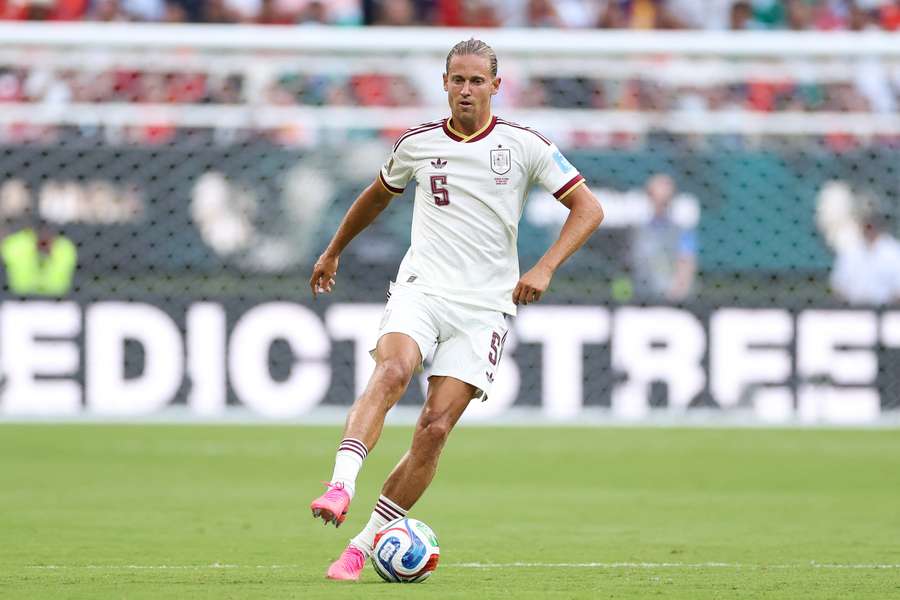 Marcos Llorente frente ao Uruguai