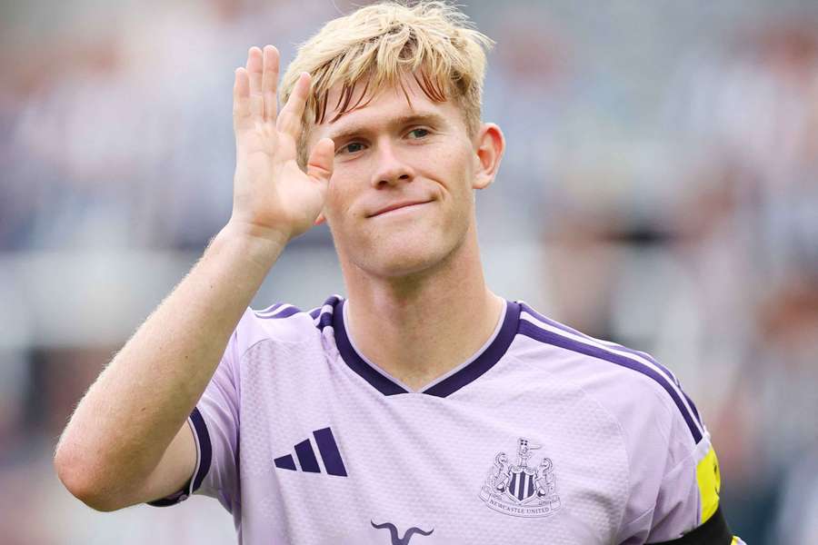 Newcastle United defender Lewis Hall. Newcastle United defender Lewis Hall.