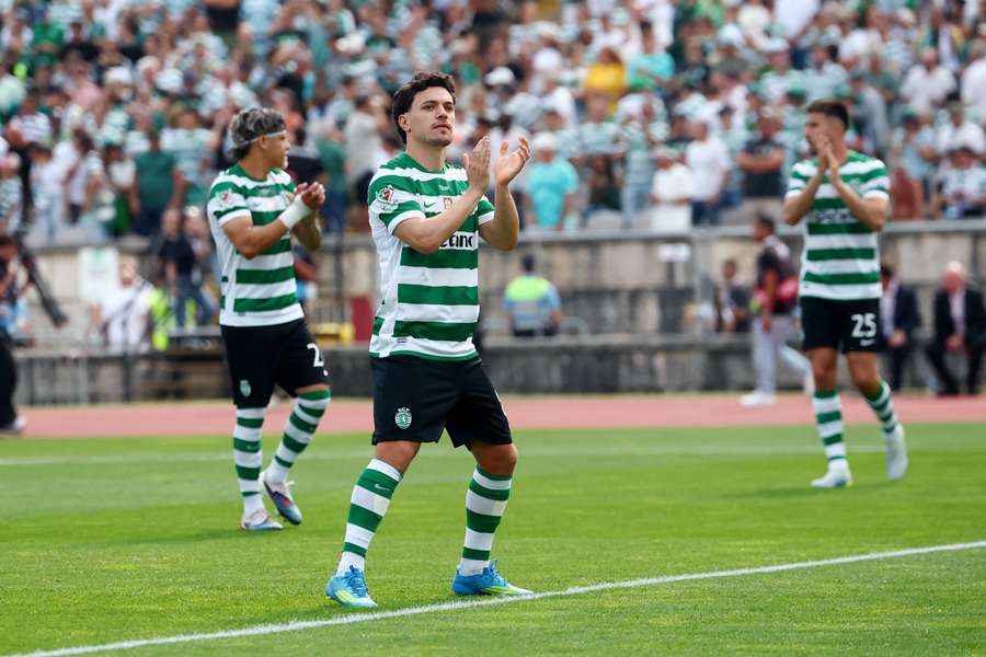 Pedro Gonçalves no Jamor para a final da Taça