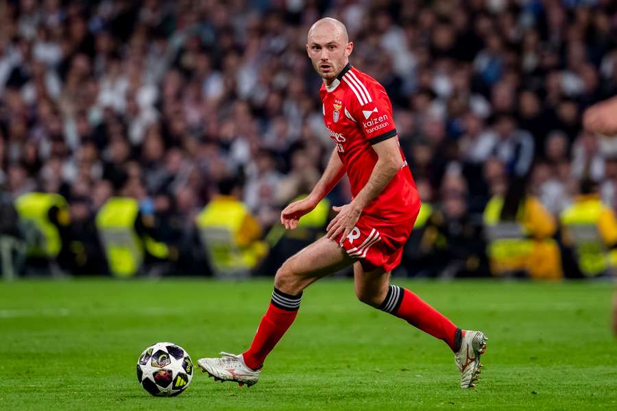 Benfica midfielder Fredrik Aursnes is out injured