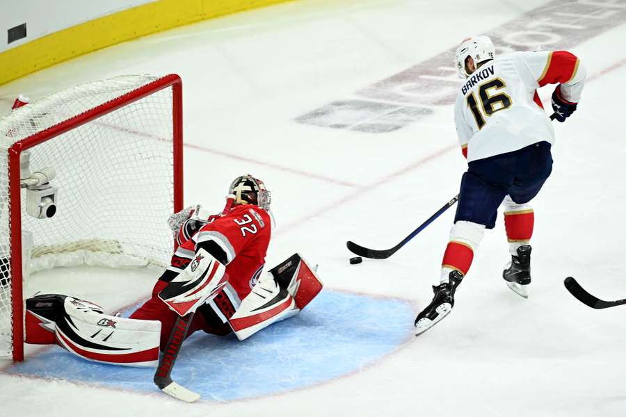 Barkov' scored the equaliser for the Florida Panthers as they came from behind