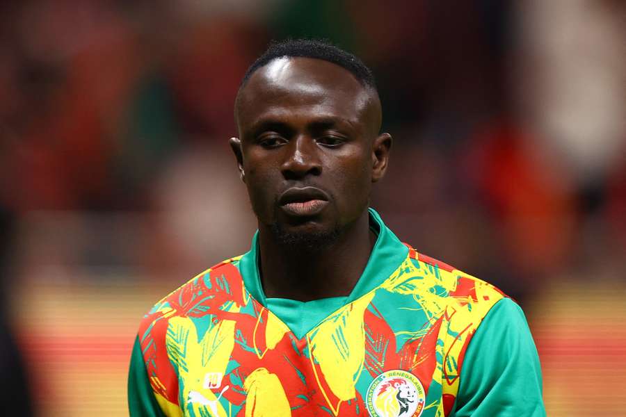 Sadio Mane in action with Senegal