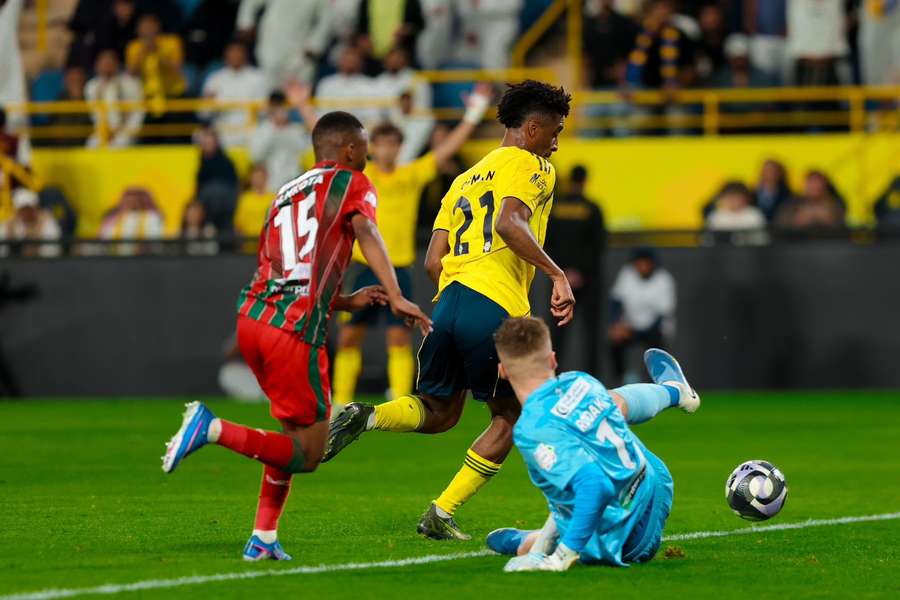 Kingley Coman fez o golo da vitória do Al Nassr