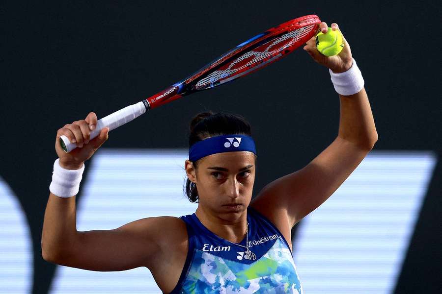 Caroline Garcia lors de son tournoi à Guadalajara.