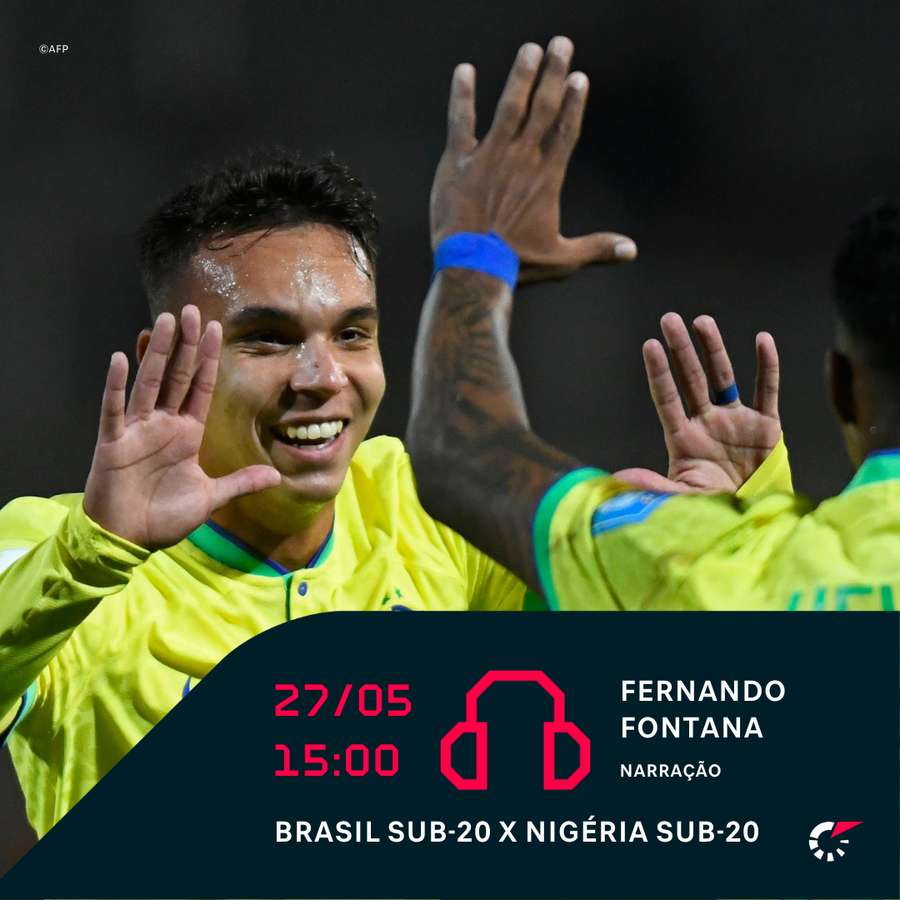 Brasil x Nigéria: saiba onde assistir jogo da Copa do Mundo sub-20