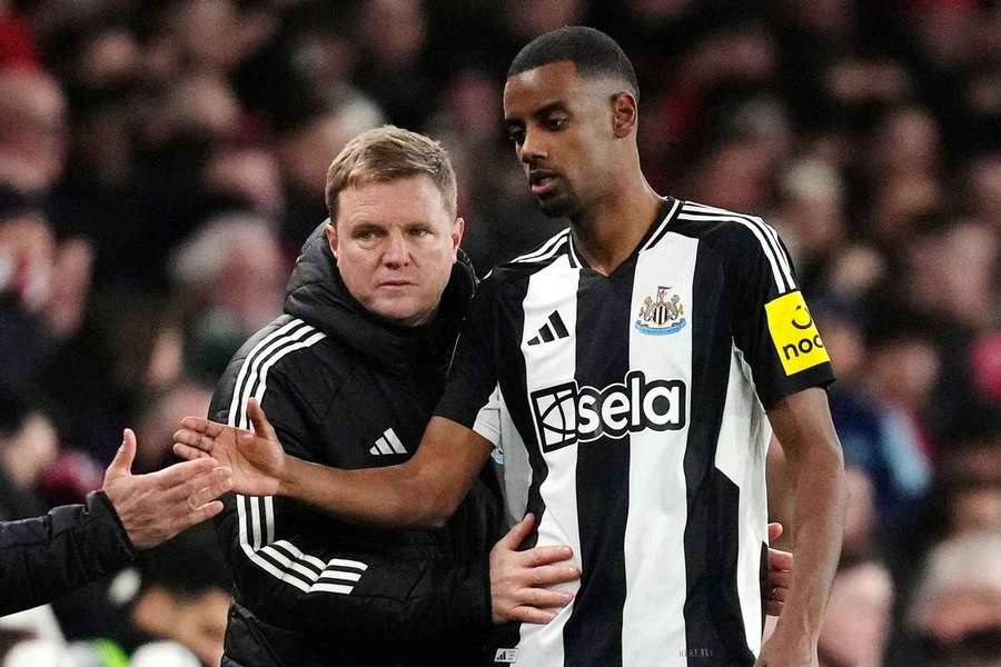 Alexander Isak, delantero del Newcastle