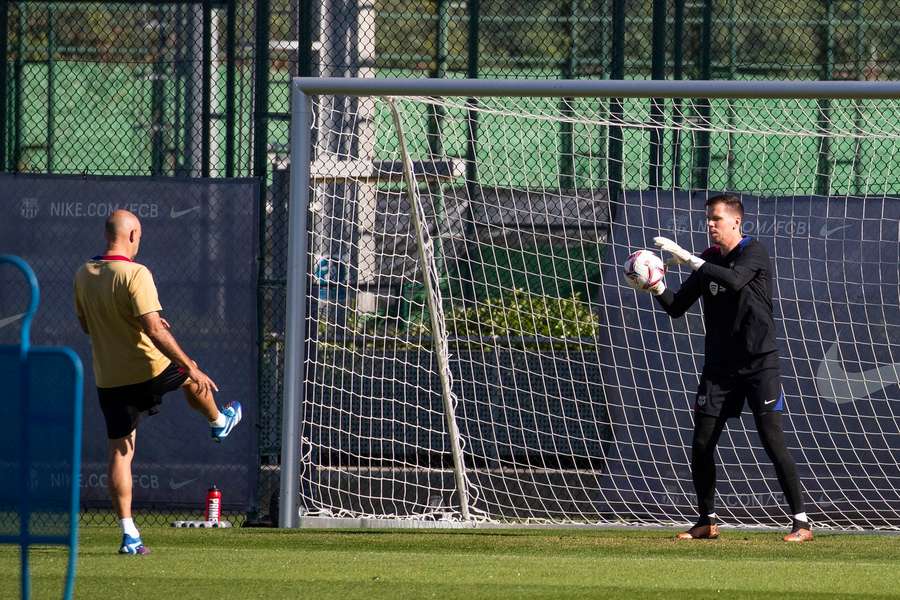 Szczesny keerde terug van pensioen voor een jaartje Barcelona