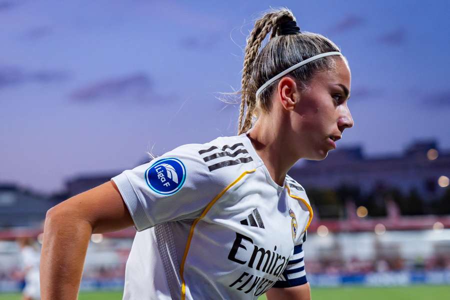 Athenea, numa partida do Real Madrid