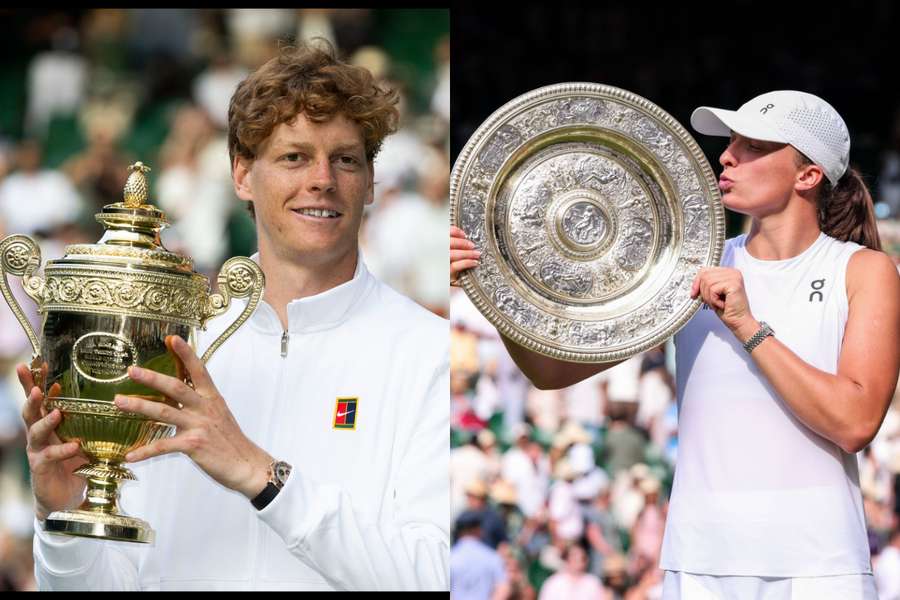 Jannik Sinner şi Iga Swiatek, campionii de la Wimbledon în 2025