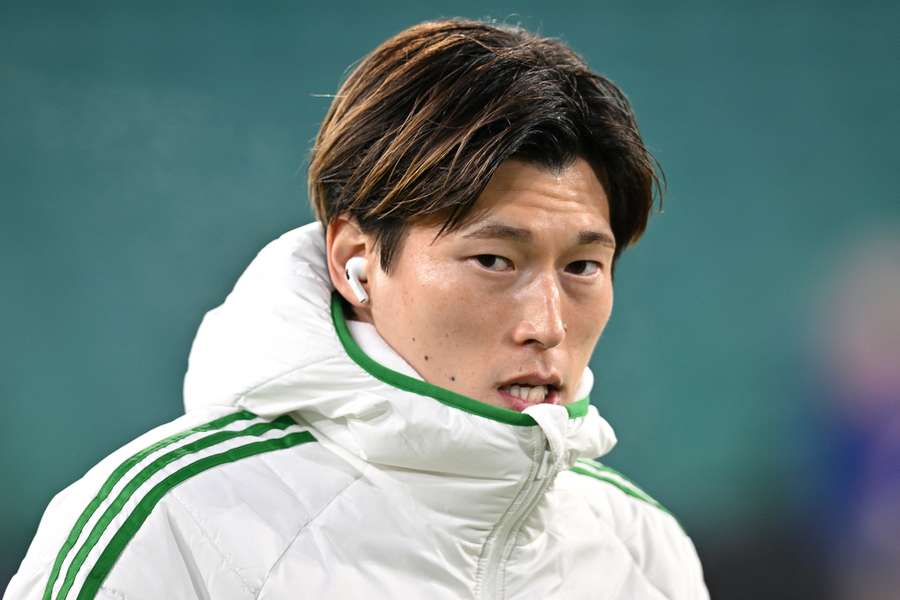 Celtic's Japanese midfielder Kyogo Furuhashi