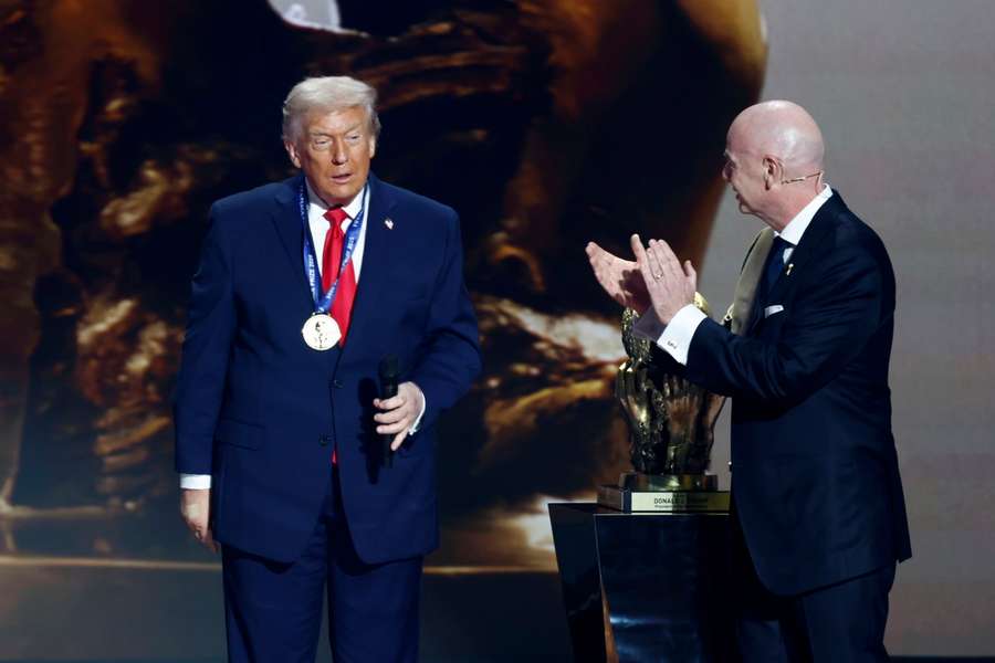 Trump und Infantino bei der WM-Auslosung