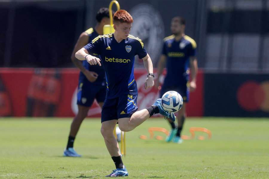 Barco in training for Boca Juniors