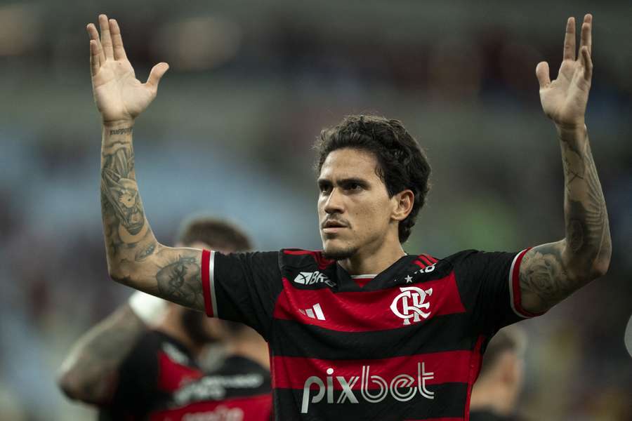 Pedro é o melhor marcador do Flamengo esta época, com 7 golos