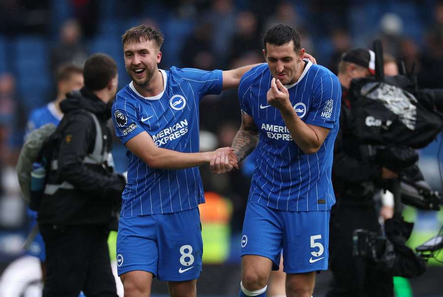 El Brighton sigue brillando y celebrando goles