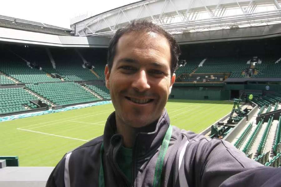 Nuno Ribeiro à Wimbledon