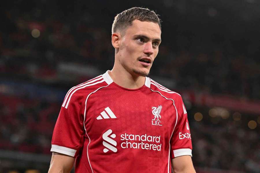 Florian Wirtz im Trikot des FC Liverpool.