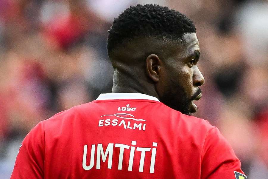 Samuel Umtiti v dresu Lille v roce 2023.