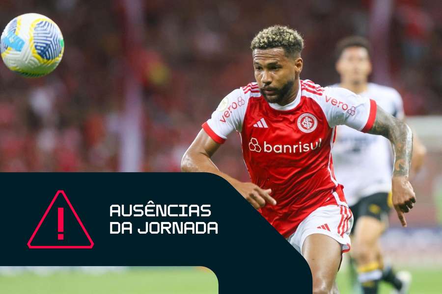 Wesley desfalca Inter contra Fluminense devido a castigo