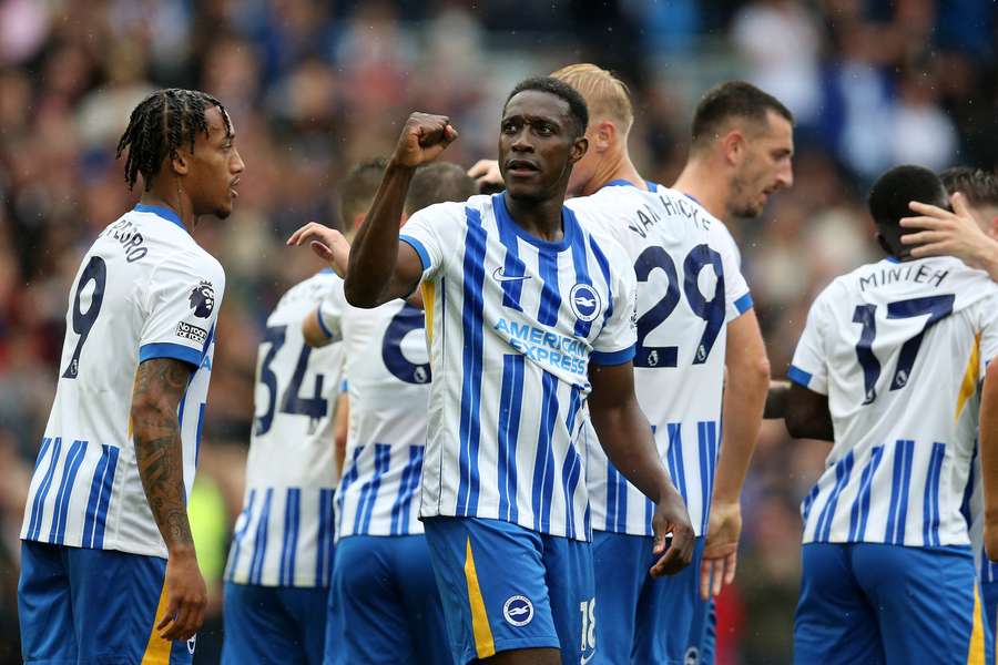 Danny Welbeck byl prvním střelcem zápasu Brightonu s Manchesterem United.