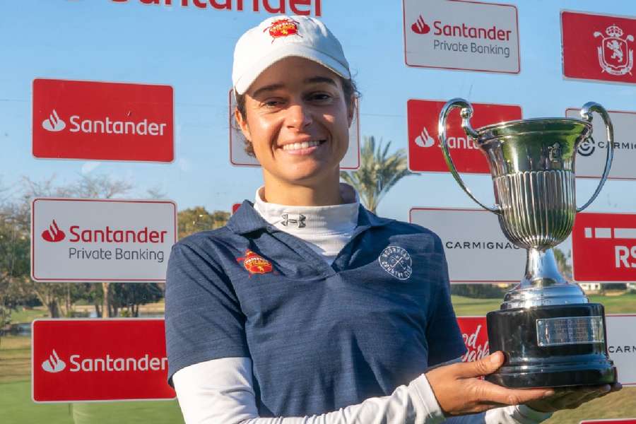 Teresa Toscano, ganadora del Campeonato de España de Profesionales Femenino de golf