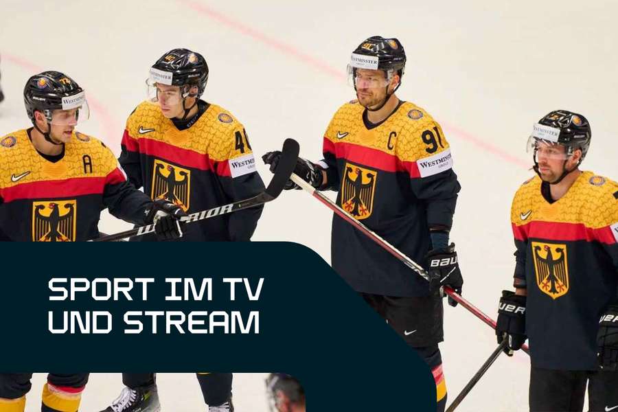 Sport live am Donnerstag: Die deutsche Eishockey-Nationalmannschaft startet am Abend in den Deutschland Cup.