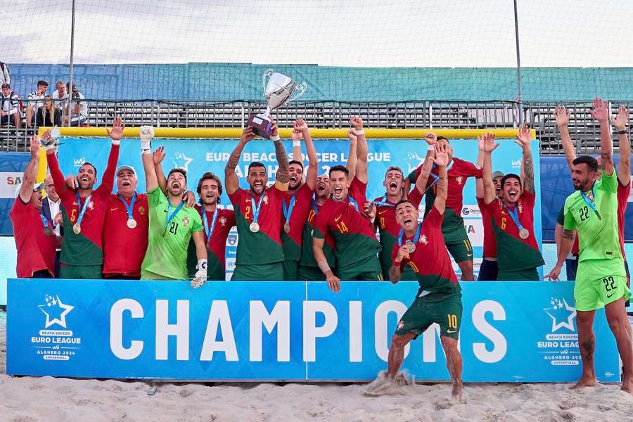 Portugal conquistou a Superfinal de futebol de praia