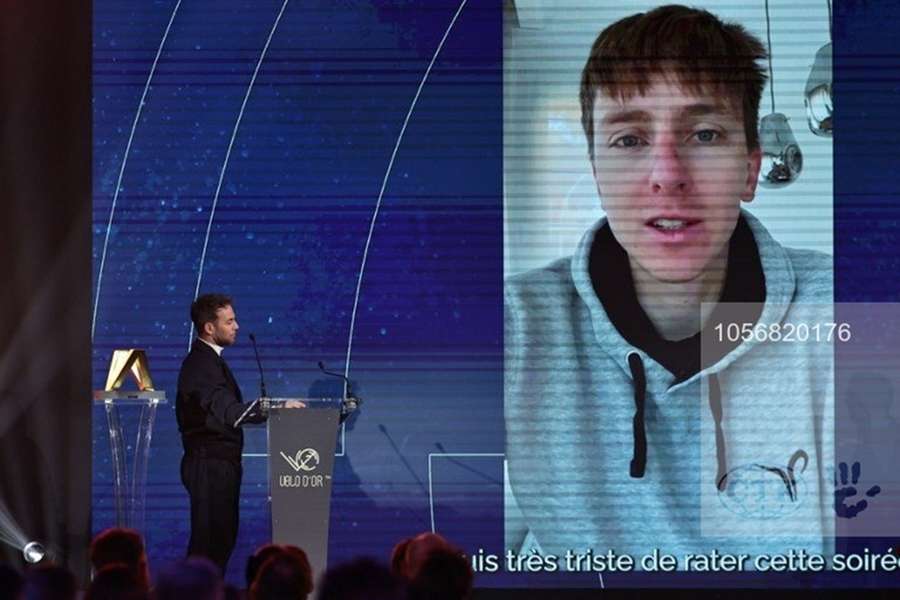 Pogacar war per Video zugeschaltet