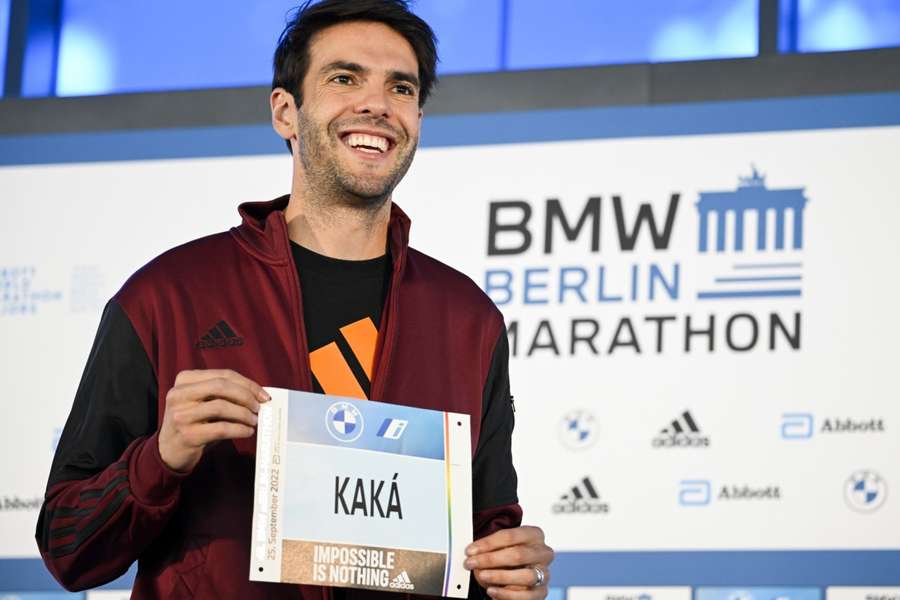 Kaká se prepara para participar da Maratona de Berlim