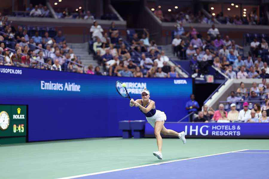 Markéta Vondroušová svoje prvé newyorské štvrťfinále nezvládla.