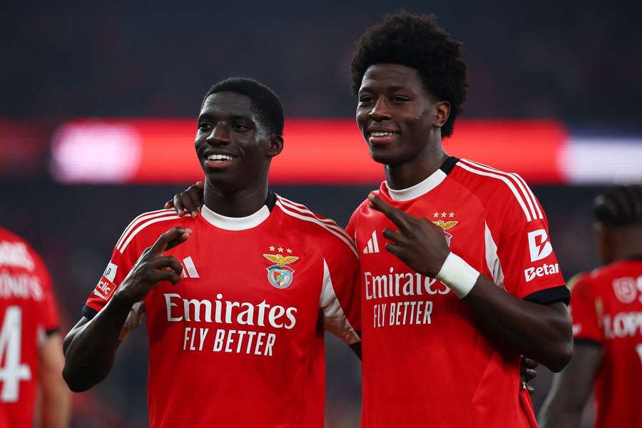 Daniel Banjaqui e Anísio Cabral em destaque no Benfica