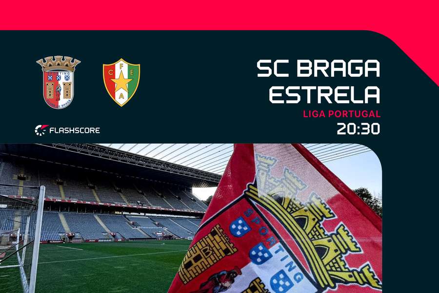 SC Braga pode igualar FC Porto no terceiro lugar da Liga