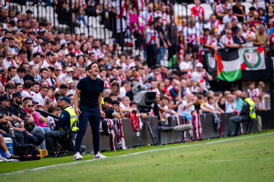 Íñigo Pérez, entrenador del Rayo Vallecano