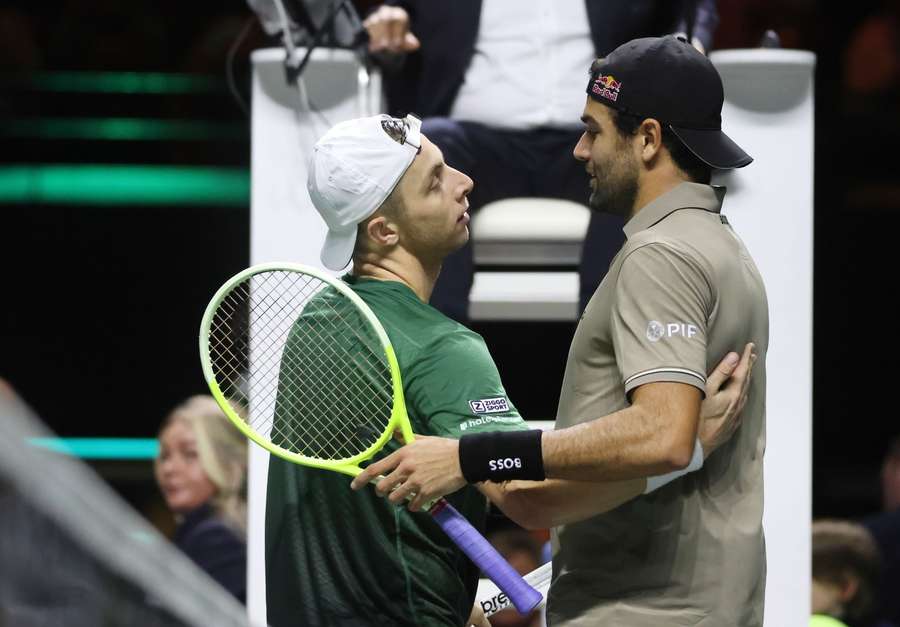 Tallon Griekspoor and Matteo Berrettini pushed each other to the limit in Rotterdam Tallon Griekspoor and Matteo Berrettini pushed each other to the limit in Rotterdam