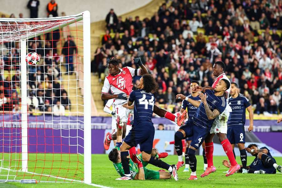 Wilfried Singo gave Monaco the lead after eight minutes