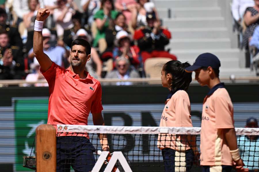 Nole ravi d'avoir réussi son entrée. 