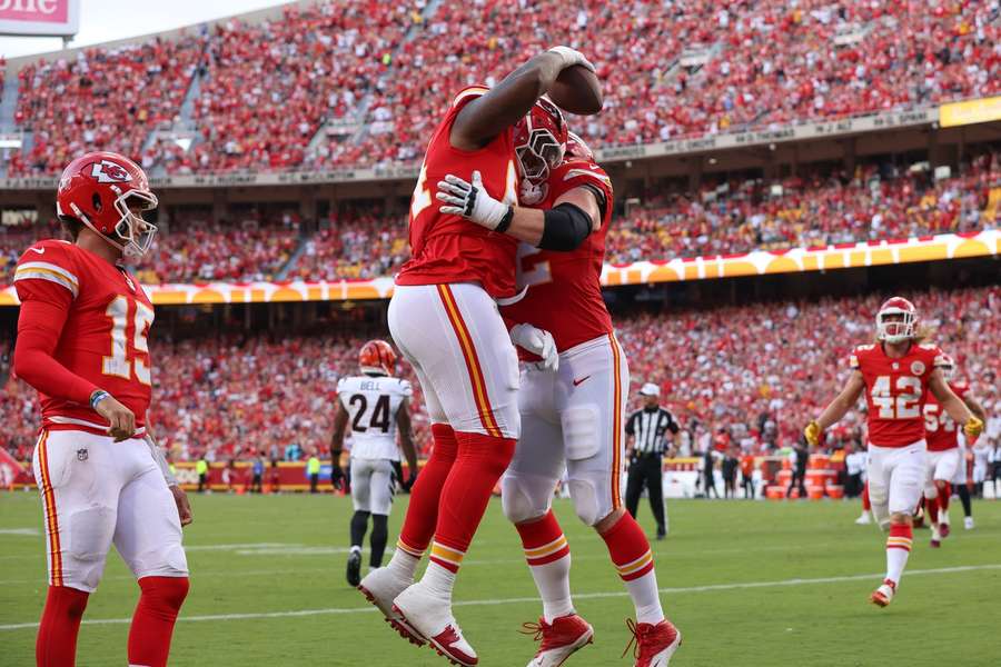 De Chiefs wonnen nipt met één punt van de Bengals