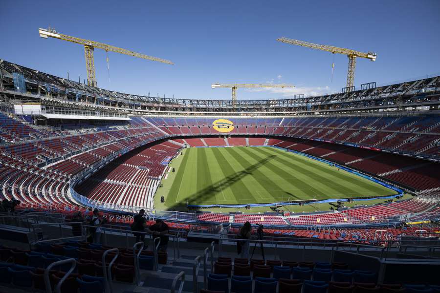 Le Camp Nou mardi.