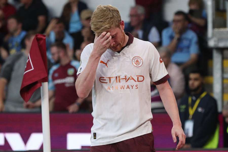 Guardiola forventer De Bruyne ude i op til fire måneder