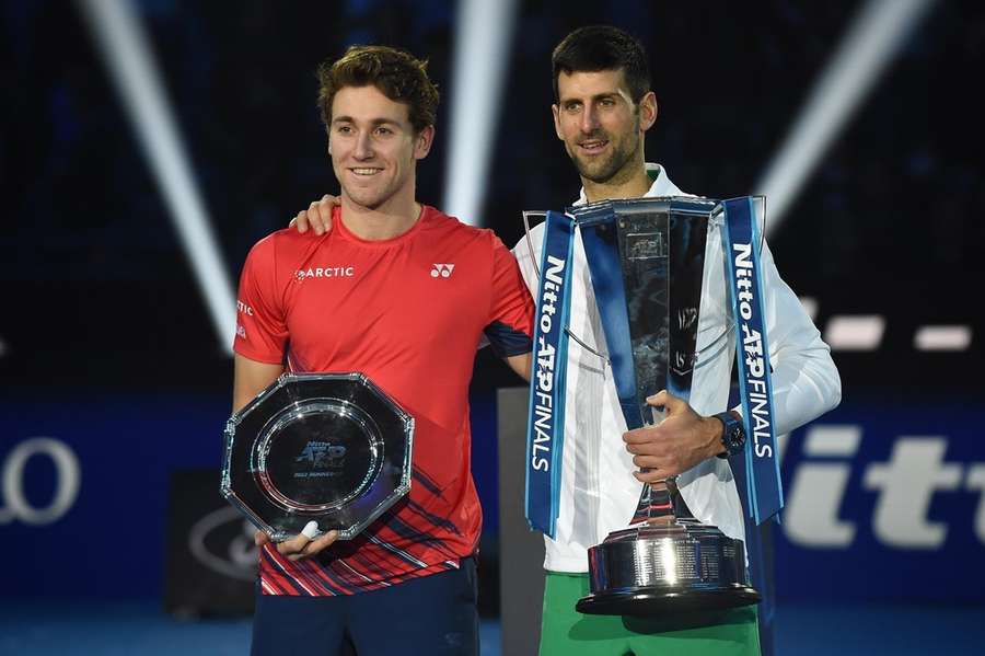 Djokovic, câștigător în fața lui Ruud în finala Turneului Campionilor de la Torino
