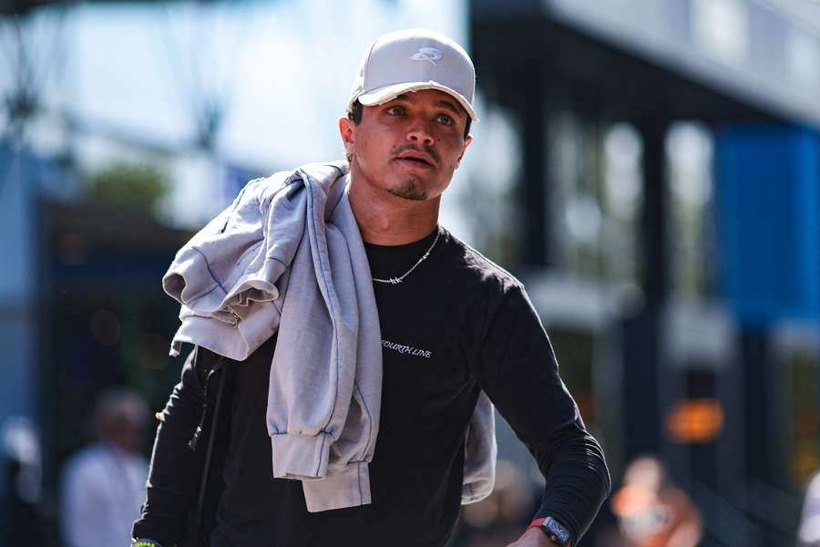 Lando Norris à Spa ce jeudi. Lando Norris à Spa ce jeudi.