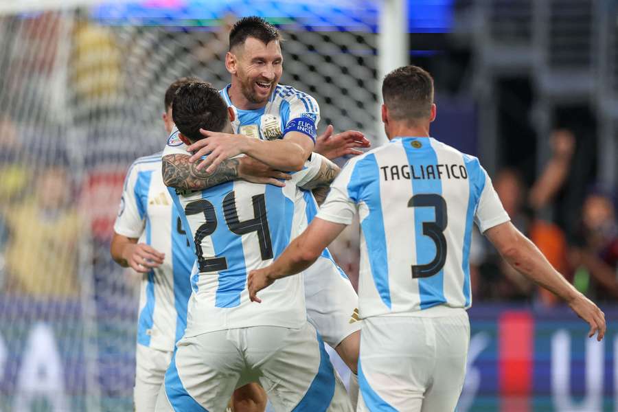 Argentina celebra su victoria 