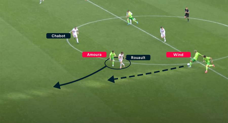 Gólová akce Wolfsburgu proti Stuttgartu