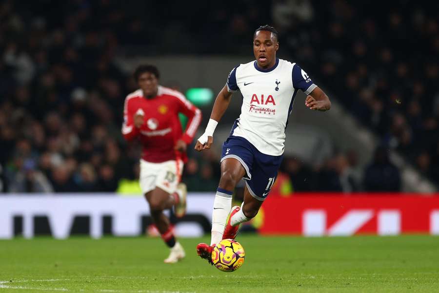 Tel in action for Spurs