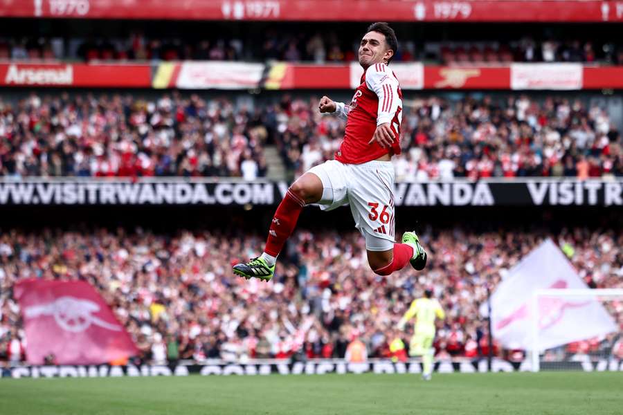 Martín Zubimendi fue el jefe en el Arsenal