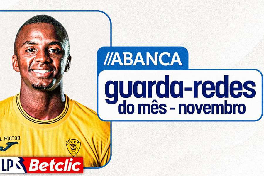 Andrew, melhor guarda-redes da Liga no mês de novembro