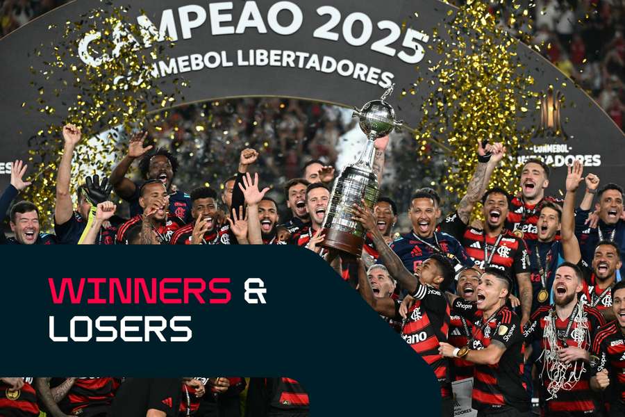 Flamengo célébrant son titre.