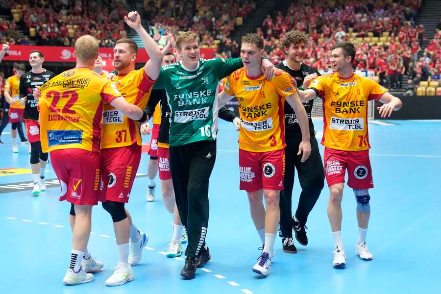 GOG-spillerne jubler efter pokal-semifinalen