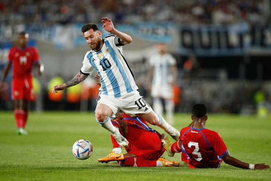 Messi scored the second goal in the 2-0 victory over Panama
