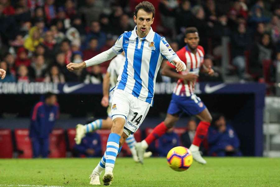 Rubén Pardo, în timpul unui meci cu Real Sociedad Rubén Pardo, în timpul unui meci cu Real Sociedad