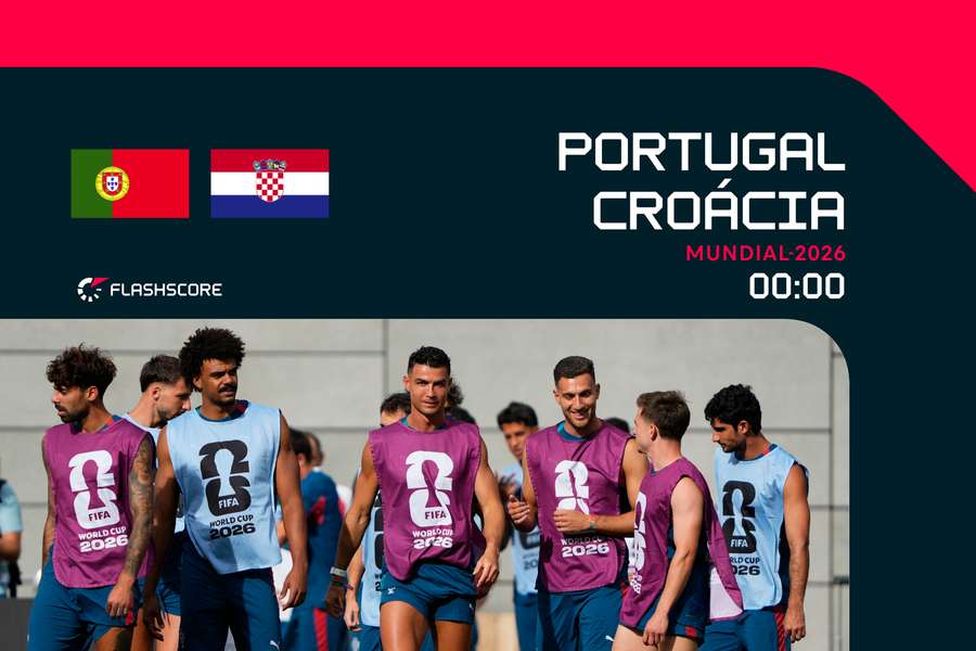 Portugal prepara duelo contra a Croácia Portugal prepara duelo contra a Croácia